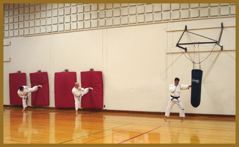 photo of Hapkido West's training facility at CSU; a 5500 sqft training area